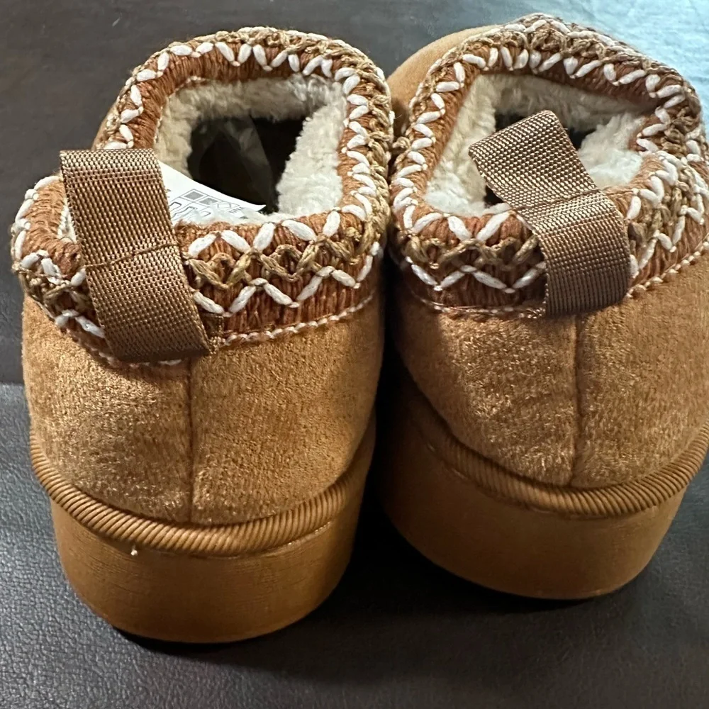 Cozy Tan Kids Shoes